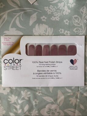 Color Street Mauve Nail Polish Strips - Soft Mauve Set